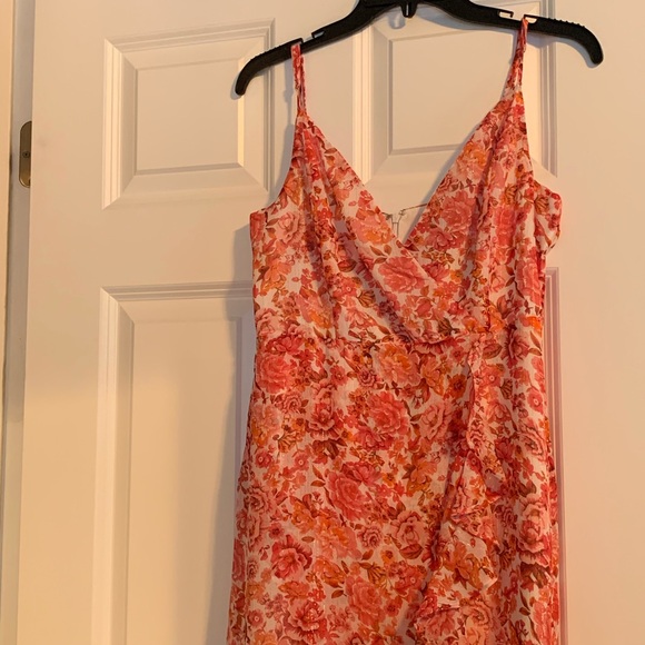 Lulus pink floral dress size small - Picture 4 of 4